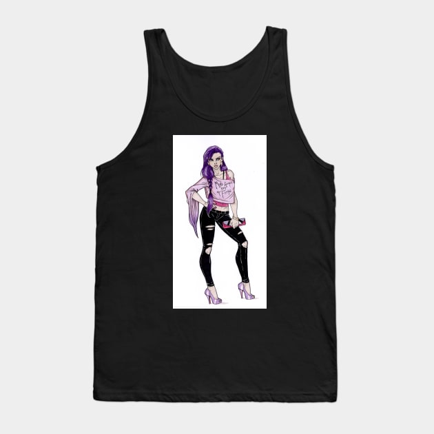 Fashionista Psylocke Tank Top by Crimzonartz